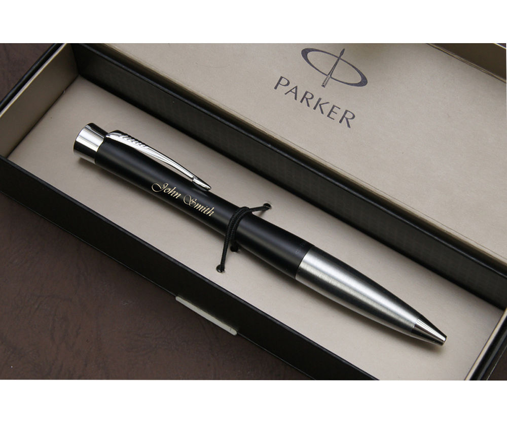 Лазерная гравировка на ручках Parker